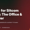 WorldWideShirt gift guide banner reading Gifts for Sitcom Fans: The Office and Frasier