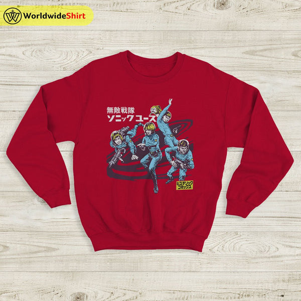 1992 Sonic Youth Japan Tour Sweatshirt Sonic Youth Shirt Classic Rock - WorldWideShirt