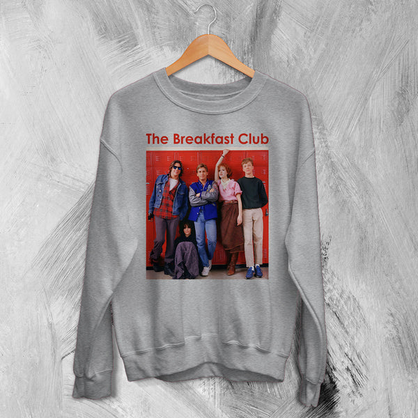 Vintage The Breakfast Club Sweatshirt Movie Poster Shirt Comedy Drama Crewneck