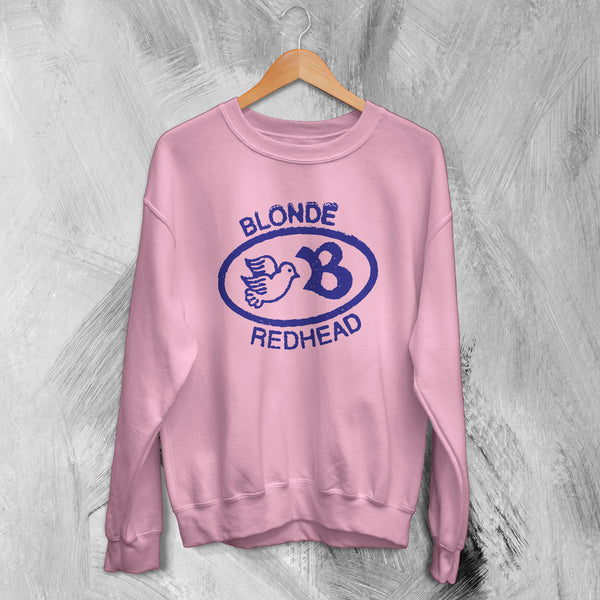 Blonde Redhead Logo Sweatshirt Rock Sweater Blonde Redhead Shirt Band