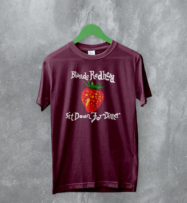 Blonde Redhead T-Shirt Vintage Rock Tee Sit Down Shirt Concert Merch