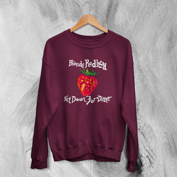 Blonde Redhead Sweatshirt Vintage Rock Sweater Sit Down Shirt Concert