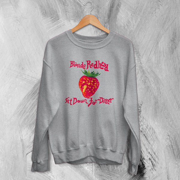 Blonde Redhead Sweatshirt Vintage Rock Sweater Sit Down Shirt Concert
