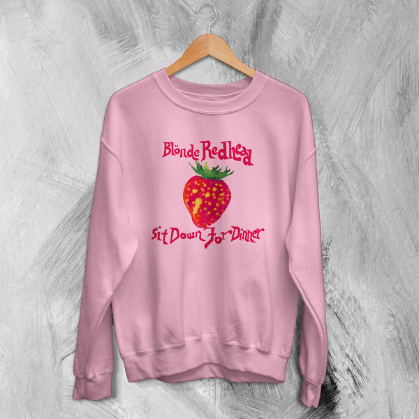 Blonde Redhead Sweatshirt Vintage Rock Sweater Sit Down Shirt Concert