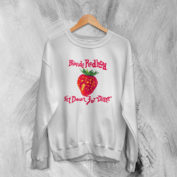 Blonde Redhead Sweatshirt Vintage Rock Sweater Sit Down Shirt Concert