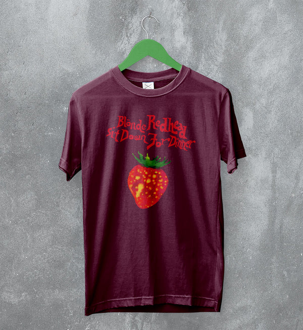 Blonde Redhead T-Shirt Sit Down for Dinner Tee Music Rock Band Shirt