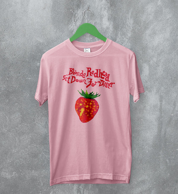 Blonde Redhead T-Shirt Sit Down for Dinner Tee Music Rock Band Shirt