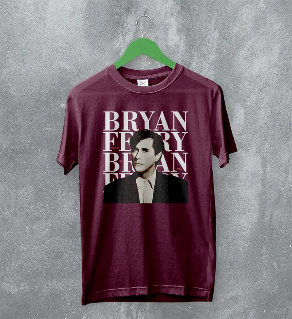Bryan Ferry T-Shirt Roxy Music Shirt 80s Pop Rock Merch