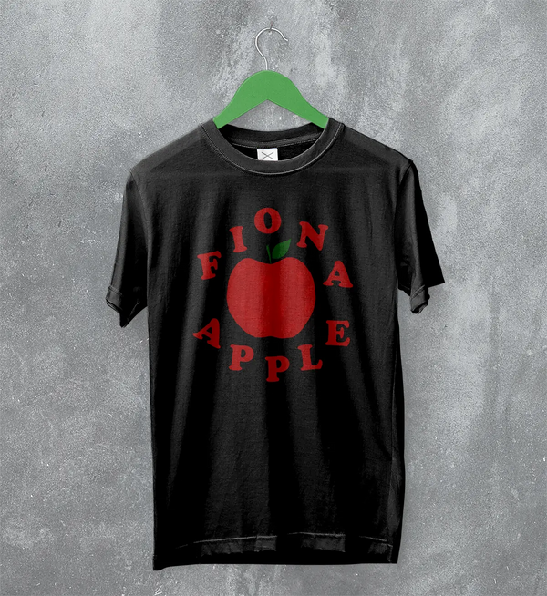 Fiona Apple T-Shirt Pop Music Tee Apple Logo Shirt Vintage 90s Alt Fan