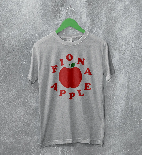 Fiona Apple T-Shirt Pop Music Tee Apple Logo Shirt Vintage 90s Alt Fan