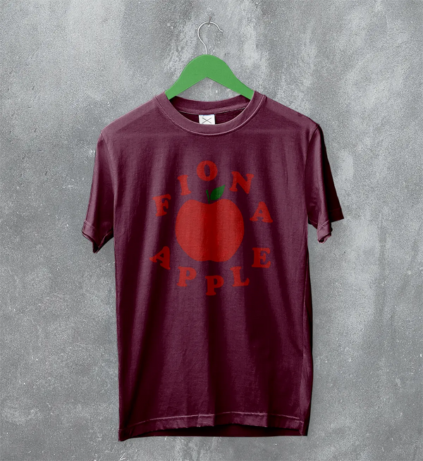 Fiona Apple T-Shirt Pop Music Tee Apple Logo Shirt Vintage 90s Alt Fan
