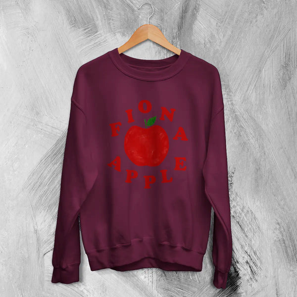 Fiona Apple Sweatshirt Pop Music Sweater Apple Logo Shirt Vintage 90s Alt