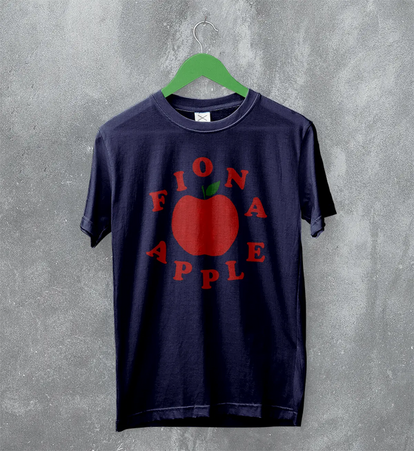 Fiona Apple T-Shirt Pop Music Tee Apple Logo Shirt Vintage 90s Alt Fan