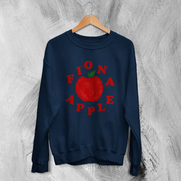 Fiona Apple Sweatshirt Pop Music Sweater Apple Logo Shirt Vintage 90s Alt
