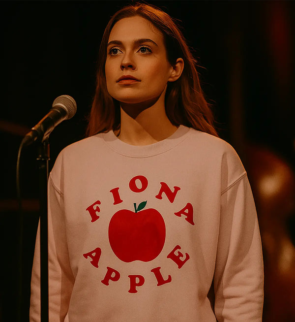 Fiona Apple Sweatshirt Pop Music Sweater Apple Logo Shirt Vintage 90s Alt