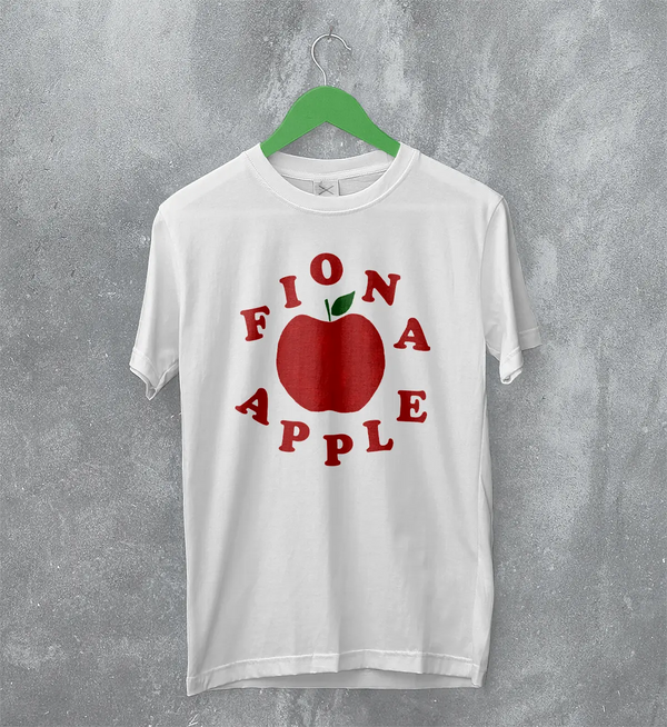 Fiona Apple T-Shirt Pop Music Tee Apple Logo Shirt Vintage 90s Alt Fan