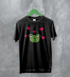 Frog T-Shirt Cute Green Frog Love Tee Animal Lover Shirt Aesthetic Cartoon