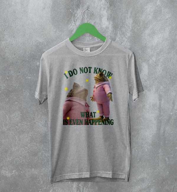 Frog T-Shirt Mr. Toad Tee Frog and Toad Shirt Retro Cartoon Meme Lover