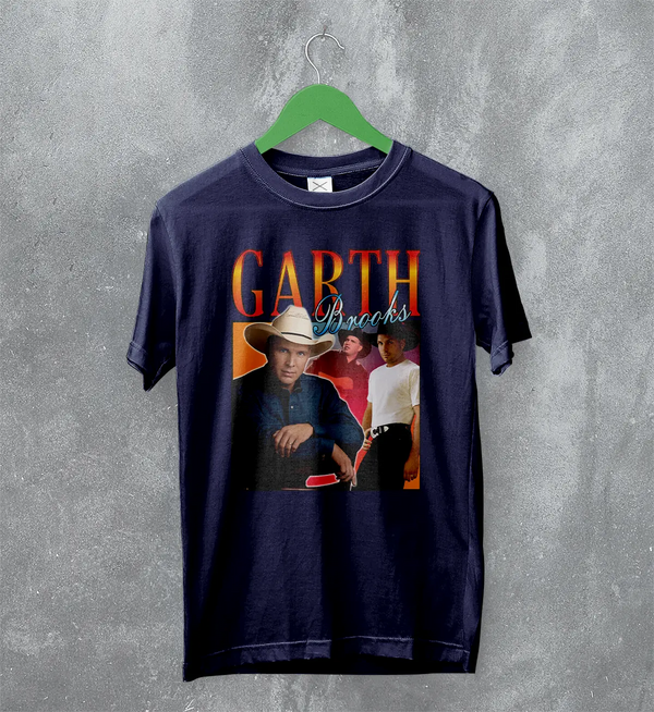 Garth Brooks Bootleg T-Shirt Vintage Tour Tee Garth Brooks Shirt 90s Fan