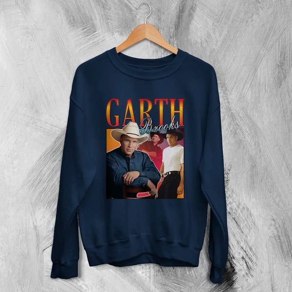 Garth Brooks Bootleg Sweatshirt Vintage Tour Sweater Garth Brooks Shirt 90s Fan