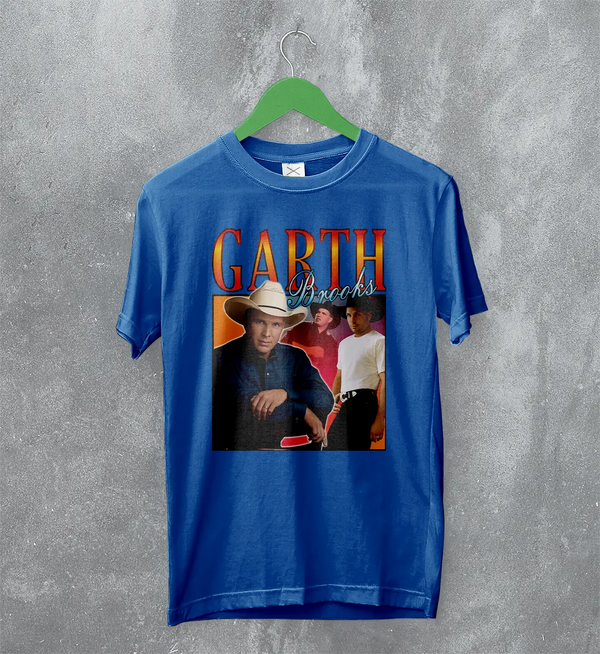 Garth Brooks Bootleg T-Shirt Vintage Tour Tee Garth Brooks Shirt 90s Fan