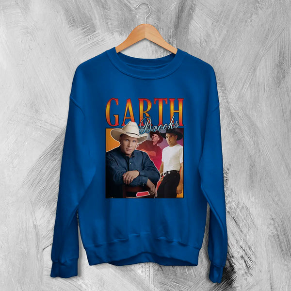 Garth Brooks Bootleg Sweatshirt Vintage Tour Sweater Garth Brooks Shirt 90s Fan