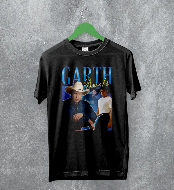 Garth Brooks Bootleg T-Shirt Vintage Tour Tee Garth Brooks Shirt 90s Fan