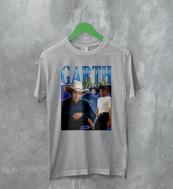 Garth Brooks Bootleg T-Shirt Vintage Tour Tee Garth Brooks Shirt 90s Fan