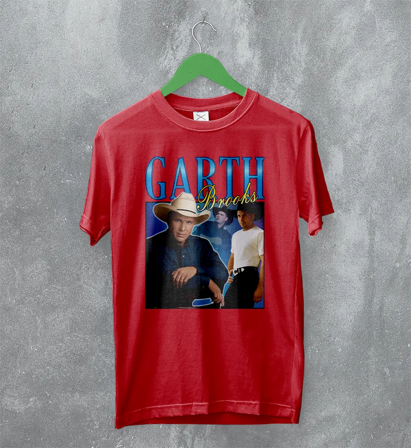 Garth Brooks Bootleg T-Shirt Vintage Tour Tee Garth Brooks Shirt 90s Fan