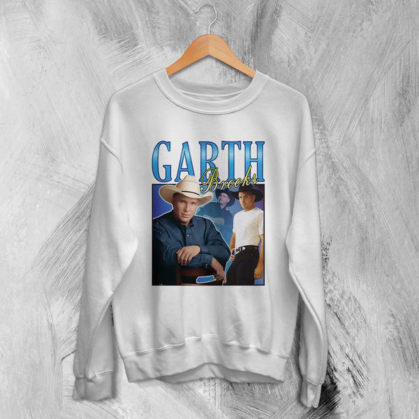 Garth Brooks Bootleg Sweatshirt Vintage Tour Sweater Garth Brooks Shirt 90s Fan