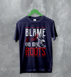 Garth Brooks T-Shirt Blame It All on My Roots Tee Vintage Fan Tour Shirt