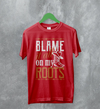 Garth Brooks T-Shirt Blame It All on My Roots Tee Vintage Fan Tour Shirt