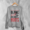 Garth Brooks Sweatshirt Blame It All on My Roots Sweater Vintage Fan Tour Shirt