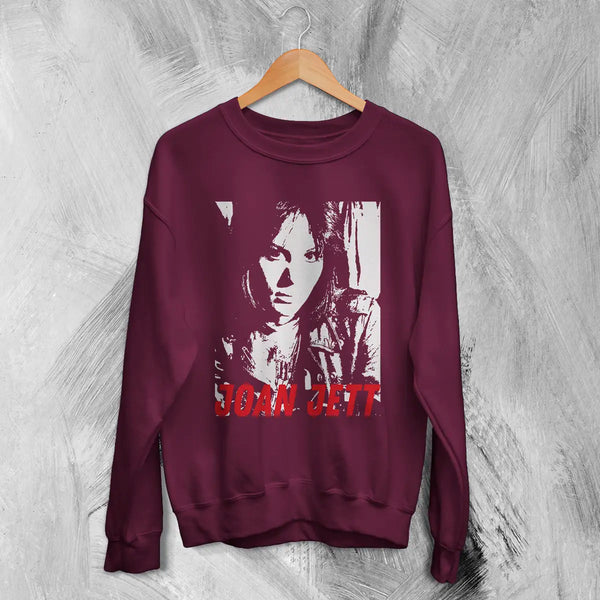 Joan Jett Sweatshirt Rock Tour Shirt Fan Concert Music Sweater