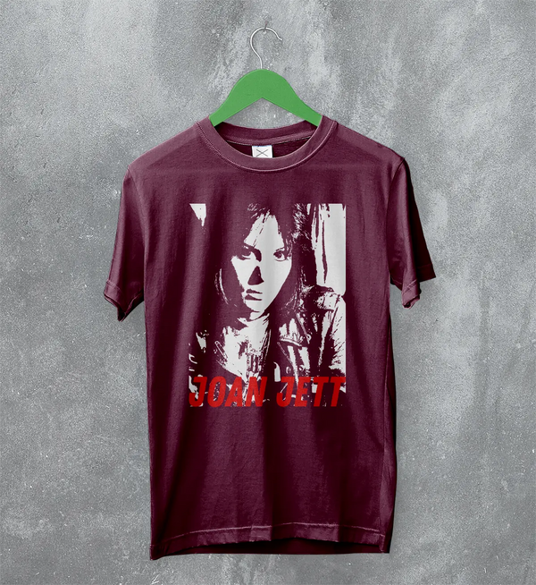 Joan Jett T-Shirt Rock Tour Shirt Fan Concert Music Merch