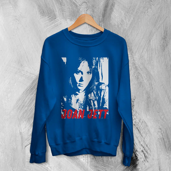 Joan Jett Sweatshirt Rock Tour Shirt Fan Concert Music Sweater
