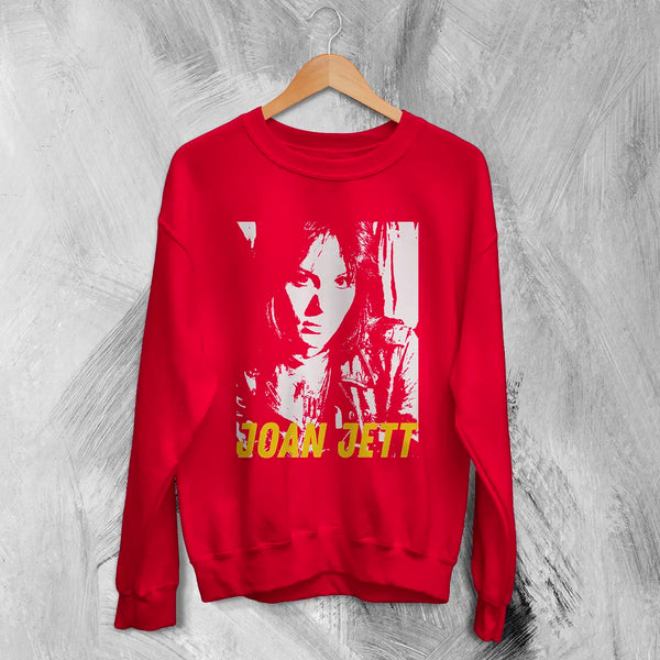 Joan Jett Sweatshirt Rock Tour Shirt Fan Concert Music Sweater