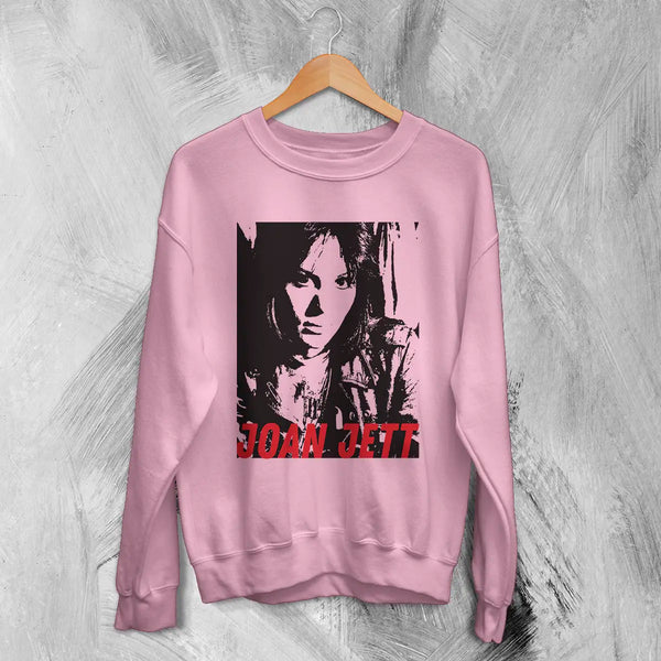 Joan Jett Sweatshirt Rock Tour Shirt Fan Concert Music Sweater