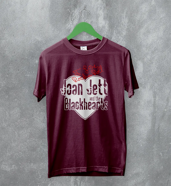 Joan Jett T-Shirt Blackhearts Shirt Love Rock n Roll Fan Music Merch