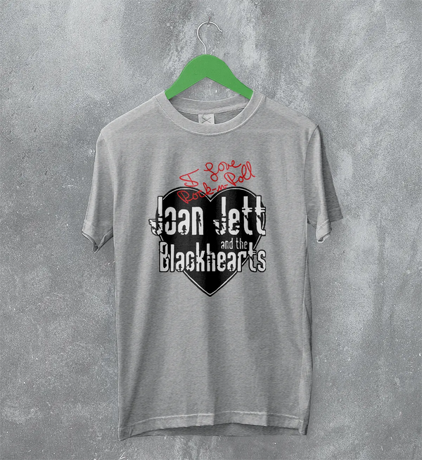 Joan Jett T-Shirt Blackhearts Shirt Love Rock n Roll Fan Music Merch