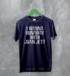 Joan Jett T-Shirt The Runaways Shirt Wanna Runaway Music Punk Merch
