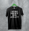 Joan Jett T-Shirt The Runaways Shirt Wanna Runaway Music Punk Merch