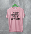 Joan Jett T-Shirt The Runaways Shirt Wanna Runaway Music Punk Merch