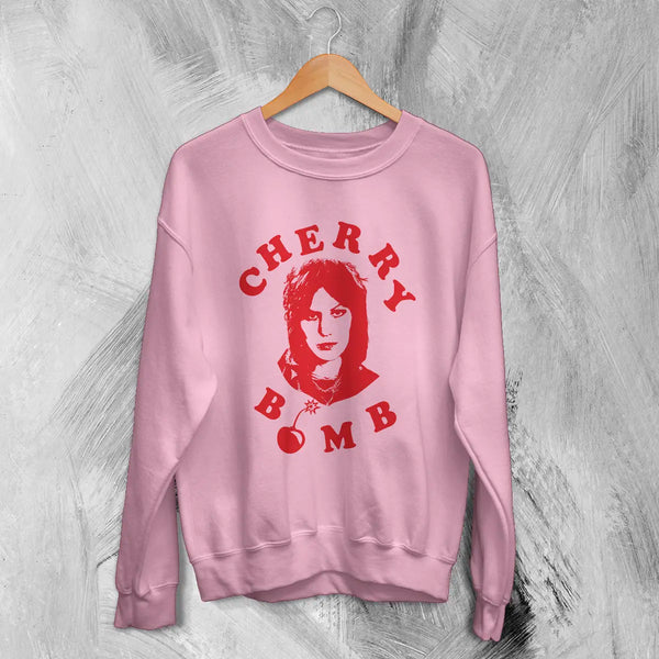 Joan Jett Sweatshirt Cherry Bomb Shirt Vintage Music Punk Concert Sweater