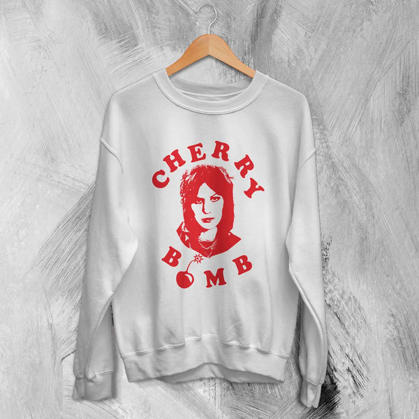 Joan Jett Sweatshirt Cherry Bomb Shirt Vintage Music Punk Concert Sweater