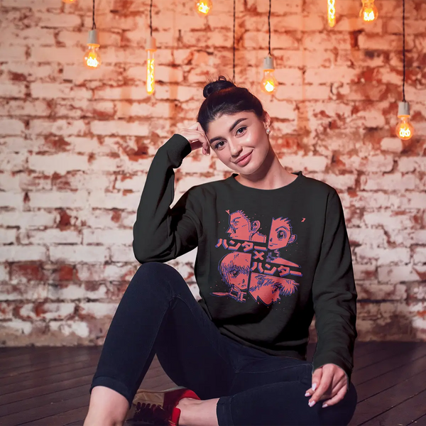 Hunter x Hunter Sweatshirt Gon Killua Leorio Kurapika Merch HxH Shirt
