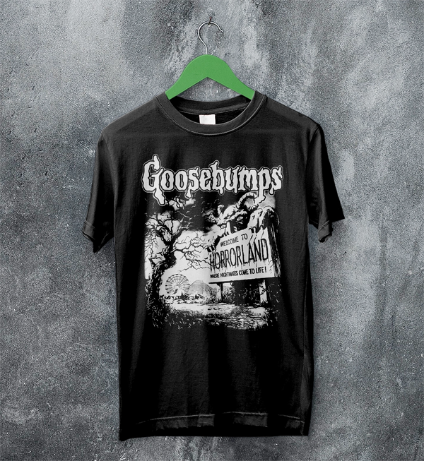 Goosebumps Land T-Shirt HorrorLand Goosebumps Shirt Horror Movie Tee