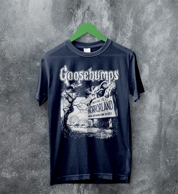 Goosebumps Land T-Shirt HorrorLand Goosebumps Shirt Horror Movie Tee