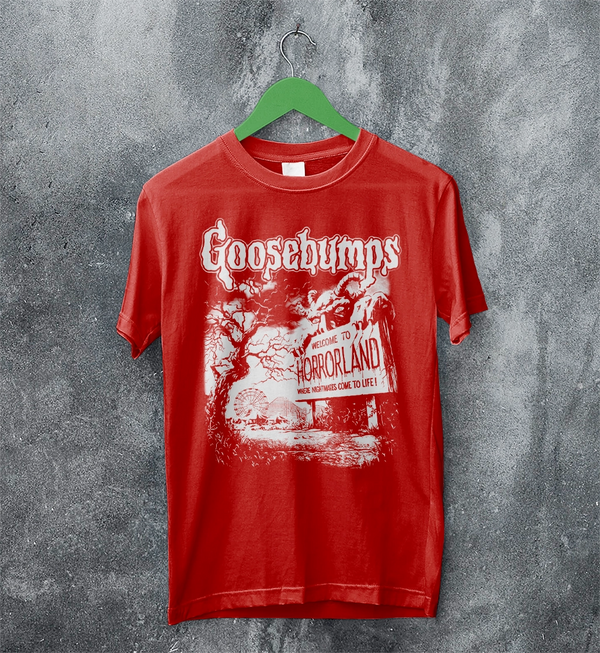 Goosebumps Land T-Shirt HorrorLand Goosebumps Shirt Horror Movie Tee