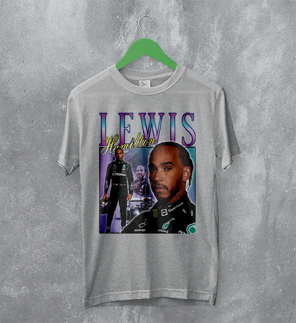 Lewis Hamilton T-Shirt Bootleg F1 Shirt MBE Sport FREng British Racing Merch